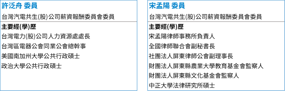 11412薪酬委員簡歷